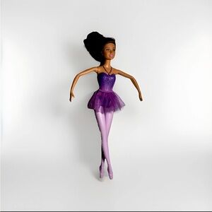2015 Purple Barbie Fairytale Ballerina “You Can Be Anything” Doll DHM43 Mattel